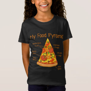 Camiseta Minha pirâmide Comida Pizza