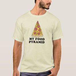 Camiseta Minha pirâmide de comida