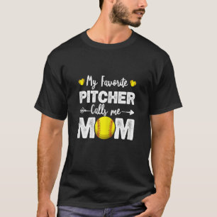 Camiseta Minha pitcher favorita me chama de mãe Softbol M