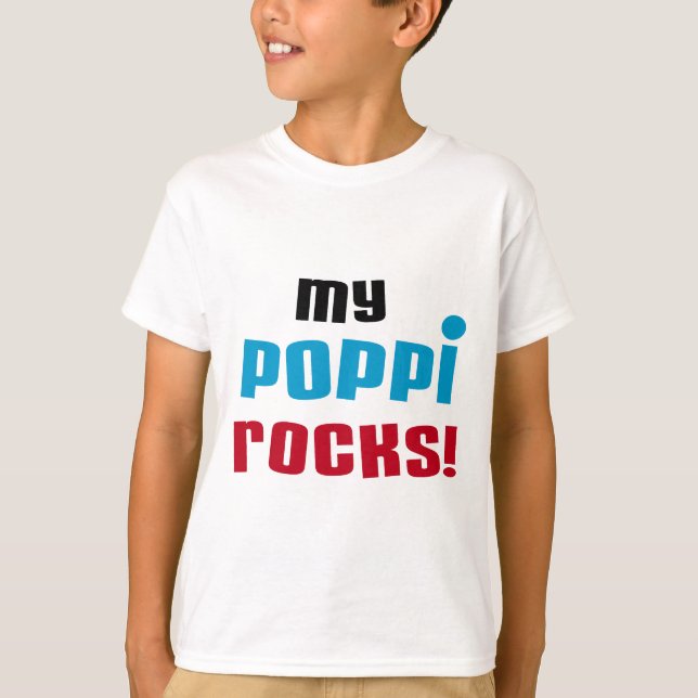 Camiseta Minha Poppi Rocks T-shirts e presentes (Frente)