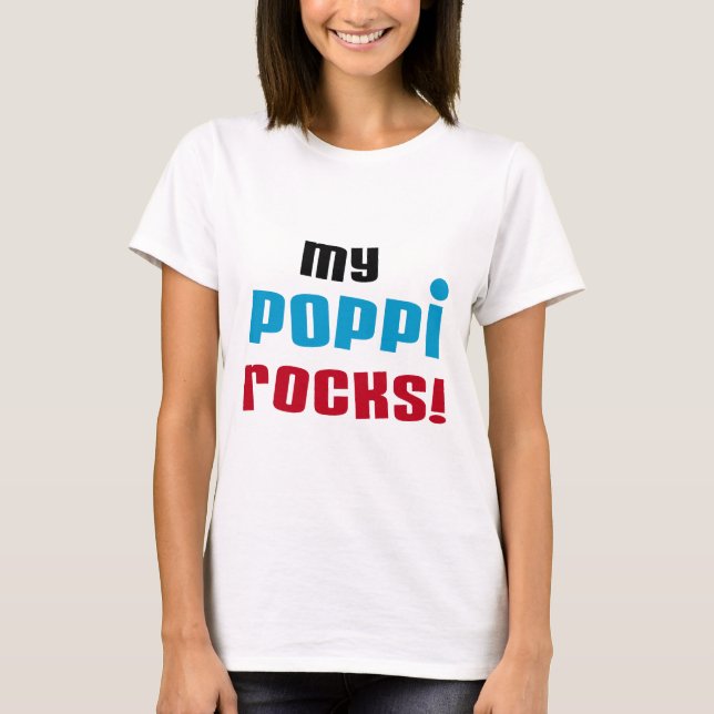 Camiseta Minha Poppi Rocks T-shirts e presentes (Frente)