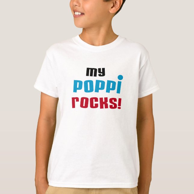 Camiseta Minha Poppi Rocks T-shirts e presentes (Frente)