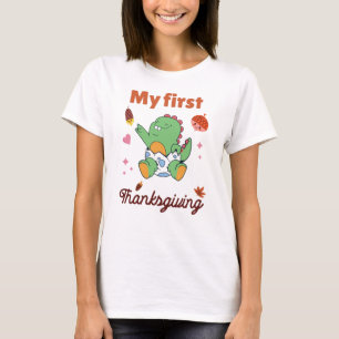 Camiseta Minha primeira Ação de Graças