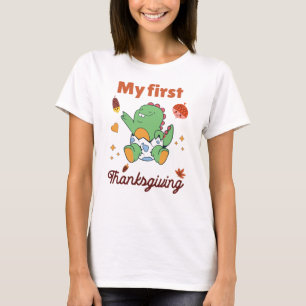 Camiseta Minha primeira Ação de Graças