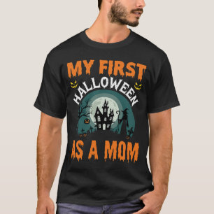 Camiseta Minha Primeira Casa Assombrada de Halloween como M