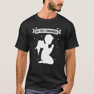 Camiseta Minha Primeira Comunhão de Cerimônia Religiosa