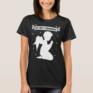 Camiseta Minha Primeira Comunhão de Cerimônia Religiosa