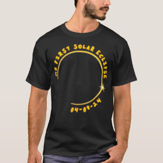 Camiseta Minha primeira Eclipse Solar 040824