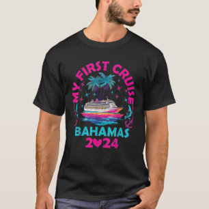 Camiseta Minha Primeira Família Cruise Bahamas 2024 Matchin