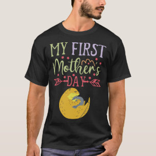 Camiseta Minha primeira mãe dia, bebê fofo, mãe