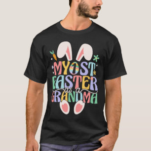 Camiseta Minha Primeira Páscoa Como Vovó Coelhinho da Pásco