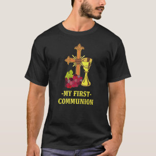 Camiseta Minha Primeira Santa Igreja Comunitária Pigeons Cr