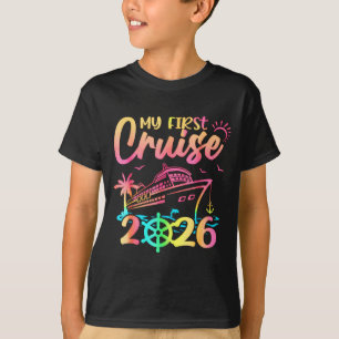 Camiseta Minha Primeira Viagem de Cruzeiro 2026 Divertida P