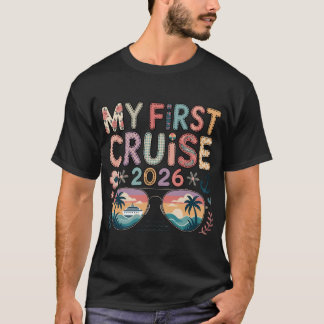 Camiseta Minha Primeira Viagem de Cruzeiro 2026, Presente d