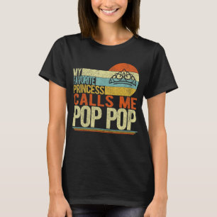 Camiseta Minha Princesa Favorita Me Chama Pop Pop Avô Fath