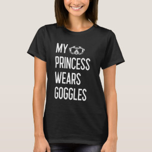 Camiseta Minha Princesa Veste Óculos Nadando Nadação de Ócu