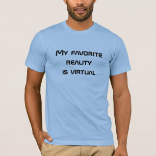 Camiseta Minha Realidade Favorita é a Camisa-T dos Homens