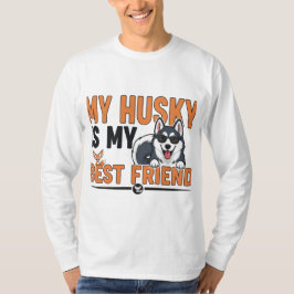 Camiseta Minha Rouco É Minha Melhor Amiga Engraçada Cachorr