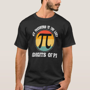 Camiseta Minha Senha É Os Últimos 8 Dígitos De Matemática P