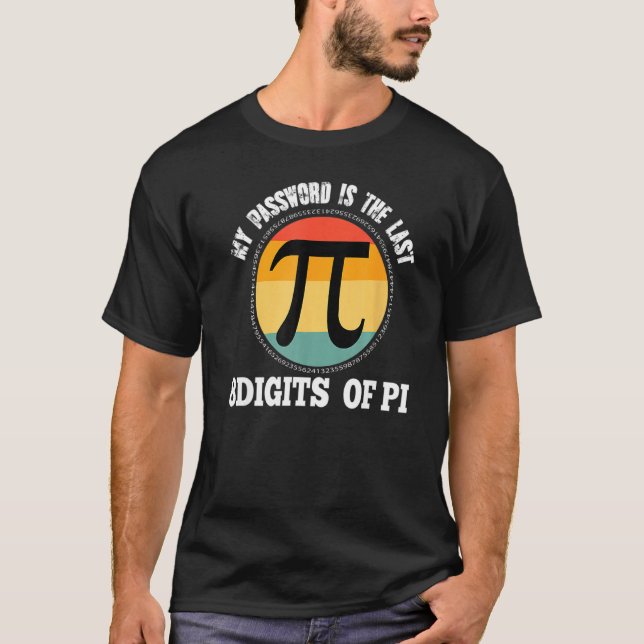 Camiseta Minha Senha É Os Últimos 8 Dígitos De Matemática P (Frente)