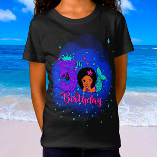 Camiseta Minha Sereia de Aniversário 5