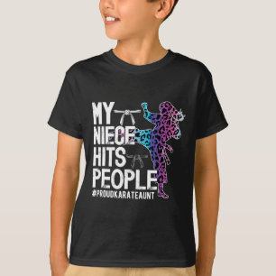 Camiseta Minha sobrinha bate nas Pessoas da tia Karate, tia