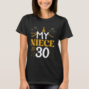 Camiseta Minha sobrinha é 30 aniversário de 30 anos 1995 30
