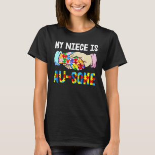 Camiseta Minha Sobrinha É Au Tista Autismo Crianças Consci