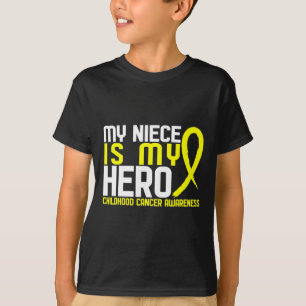 Camiseta Minha sobrinha é minha consciência de Cancer de in