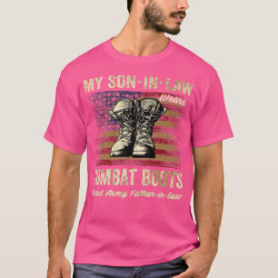 Camiseta Minha Soninlaw Veste Combate Boots Orgulhosos Pant