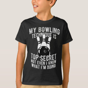 Camiseta Minha Técnica De Boliche É A Boliche Secreta B