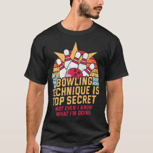 Camiseta Minha Técnica de Boliche é Secreto de Estado Camis