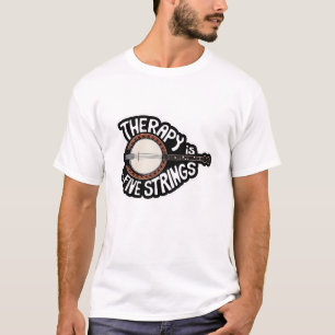 Camiseta Minha Terapia É De Cinco Cordas