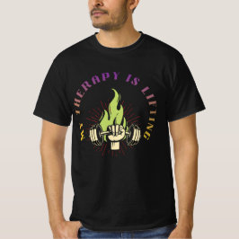 Camiseta Minha Terapia é Levantar - Treinamento & Fisicultu
