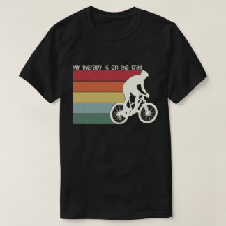 Camiseta MINHA TERAPIA ESTÁ NAS TRILHAS - Gráfico de Mounta