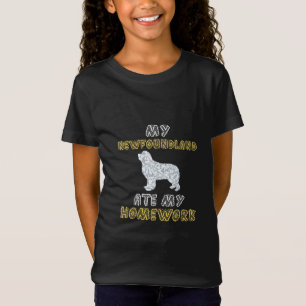 Camiseta Minha terra nova comeu meu dever de casa Citaç