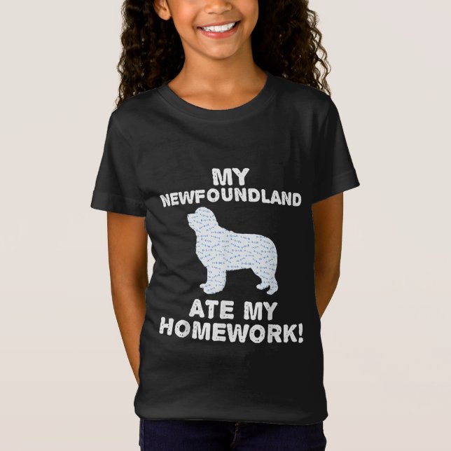 Camiseta Minha terra nova comeu meu dever de casa | present (Frente)