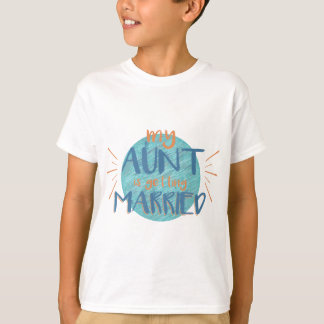 Camiseta Minha Tia Está Se Casando - Presente De Casamento 