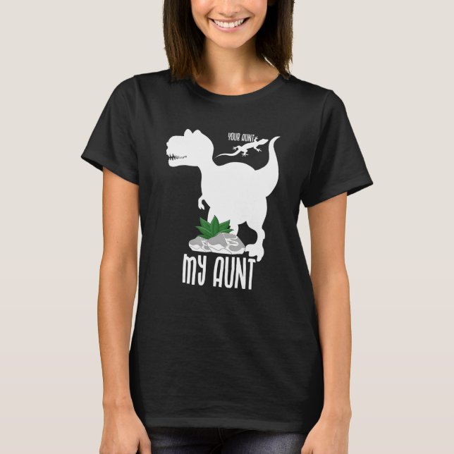 Camiseta Minha tia rex tia Melhor Madrinha (Frente)