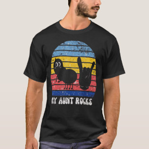 Camiseta Minha tia Rocks Família Engraçado Sobrinha Sobrinh