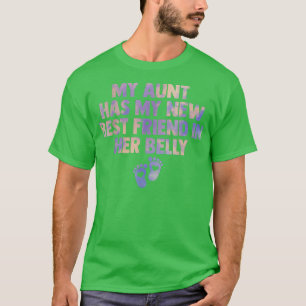 Camiseta minha tia tem minha nova melhor amiga no sexo da b