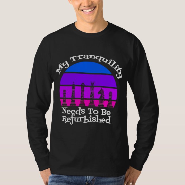 Camiseta Minha tranquilidade precisa ser o Sol da Rainha re (Frente)