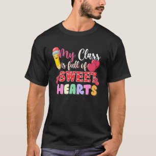 Camiseta Minha turma é Cheio de doçura Professor de Arco-Ír