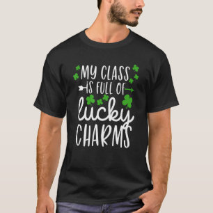 Camiseta Minha Turma Está Cheia De Encantos Sortudos Profes