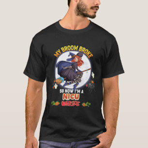 Camiseta Minha Vassoura Quebrou Então Agora Sou Uma Enferme