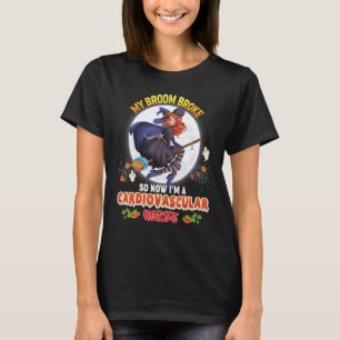 Camiseta Minha Vassoura Quebrou Então Agora Sou Uma Enferme