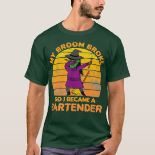 Camiseta minha vassoura quebrou então eu me tornei garçom