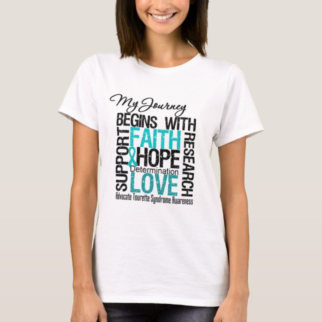 Camiseta Minha Viagem Começa Com A Síndrome Tutelar Da Fé (Frente)