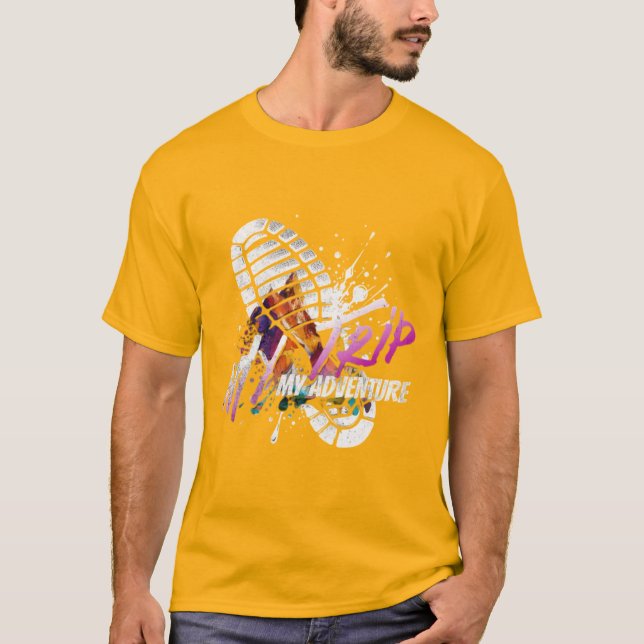 Camiseta Minha viagem - Minha aventura (Frente)