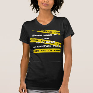 Camiseta Minha vida é com necessidade da fita do cuidado